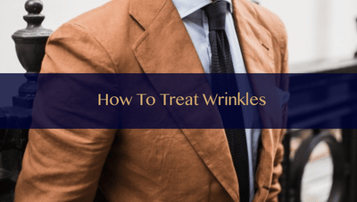 How to treat wrinkles on your suit