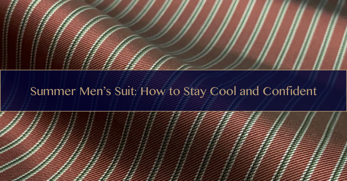 Summer Men's Suit: How to Stay Cool and Confident – The Lancelot