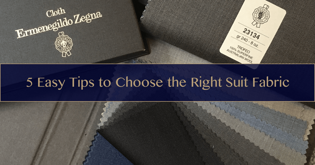 Men's Suit Fabric - 5 Easy Tips You Must Know to Choose the Right One - The Lancelot