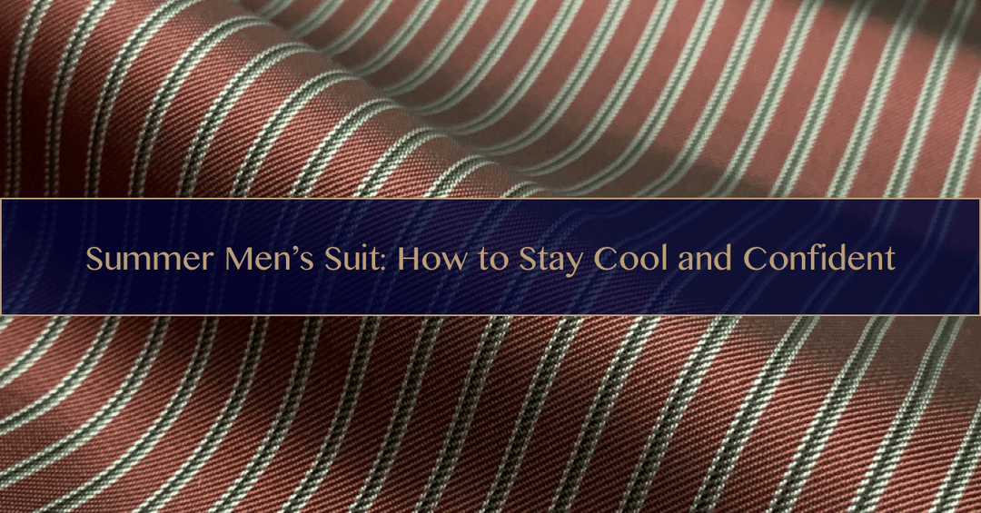 Summer Men’s Suit: How to Stay Cool and Confident - The Lancelot