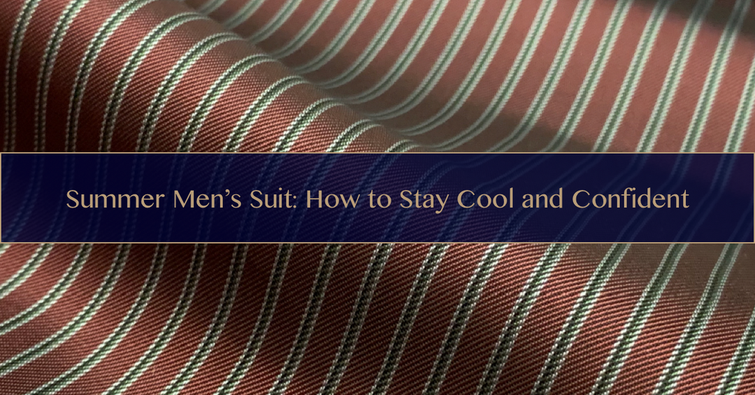 Summer Men’s Suit: How to Stay Cool and Confident