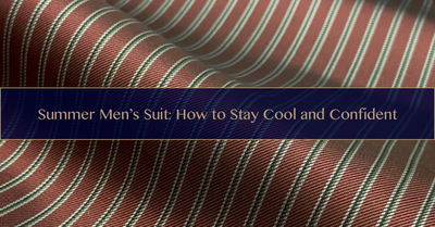 Summer Men’s Suit: How to Stay Cool and Confident
